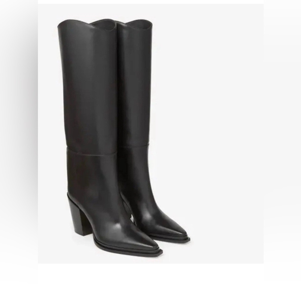 Jimmy Choo Cece Black Tall Knee Boots 36=6